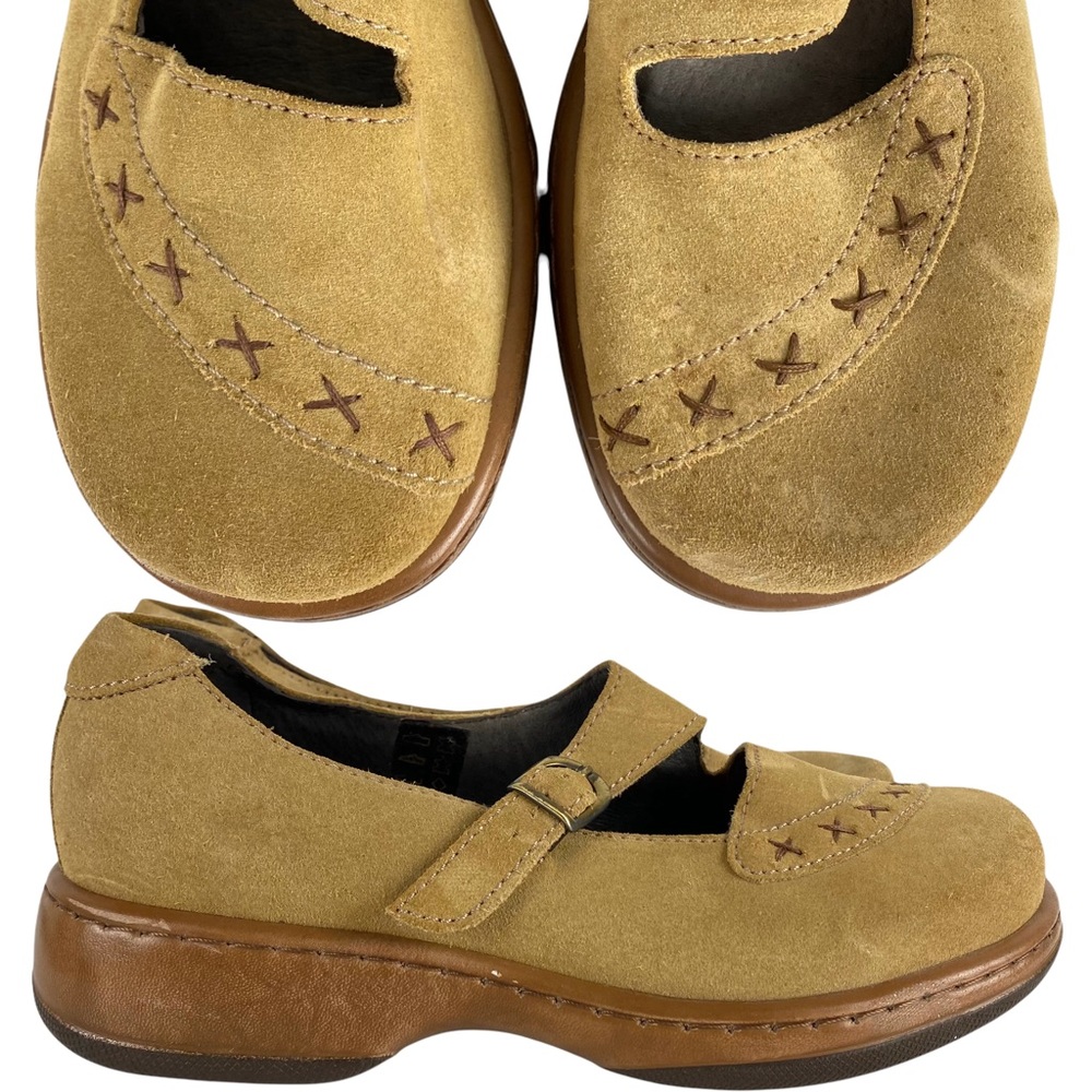DANSKO Tan Suede Mary Jane Clogs | 38